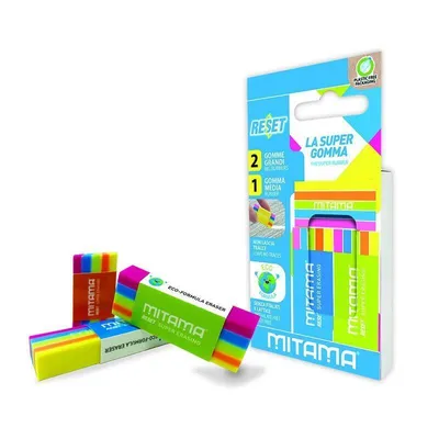 Obrázok produktu pre Dúhová guma 2 + 1 ks, mix farieb, MITAMA 62872