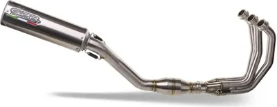 Imagen del producto de Sistema de escape completo en acero inoxidable GPR, con catalizador, para Yamaha Tracer 9