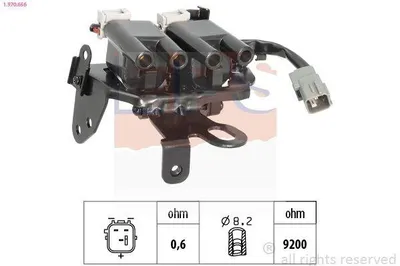 Produktbild von EPS 1.970.656 Zündspule für HYUNDAI i30 (FD) für KIA CEE'D Schrägheck (ED)