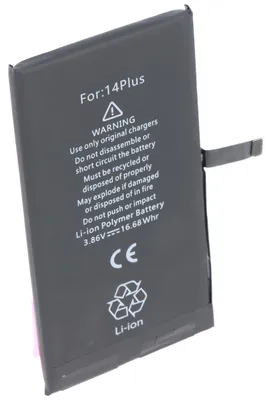 Zdjęcie produktu dla Bateria pasująca do Apple iPhone 14 Plus, Li-Polymer, 3,86 V, 4325 mAh, 16,68 Wh,  bez narzędzi