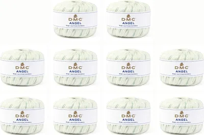 Zdjęcie produktu dla 10 motków nici DMC Angel – 80% wiskoza i 20% wełna, 8101 (kolor 1320)
