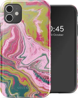 Zdjęcie produktu dla Selencia Vivid Backcover dla Apple iPhone 11 - Marble Pink