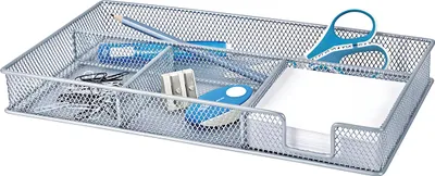 Immagine prodotto di Vassoio portapenne WEDO Office, in filo di metallo, argento