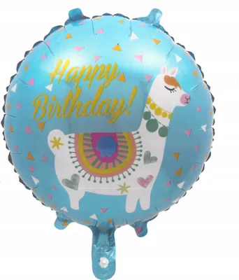 Produktbild von Folienballon Alpaka Lama 45cm - Kindergeburtstag Deko - Heliumballon Party Tier