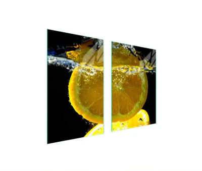 Obrázek produktu pro Skleněná Ochranná Deska Do Kuchyně 65X52 Citron