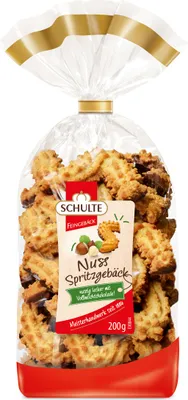 Obrázek produktu pro Schulte ořechové sušenky s jemnou mléčnou čokoládou 200g