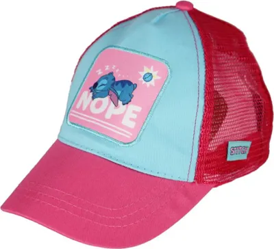 Produktbild von Disney Stitch Kinder Mädchen Basecap Baseball Kappe Mütze – Pink / 54