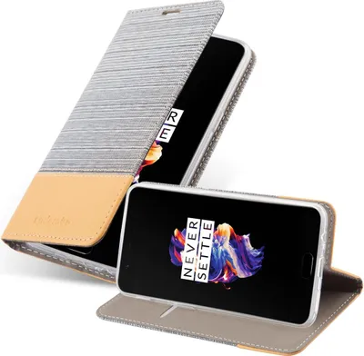 Obrázek produktu pro Cadorabo pouzdro pro OnePlus 5 Protective Cover in Grey Pouzdro na mobilní telefon Pouzdro kryt kryt