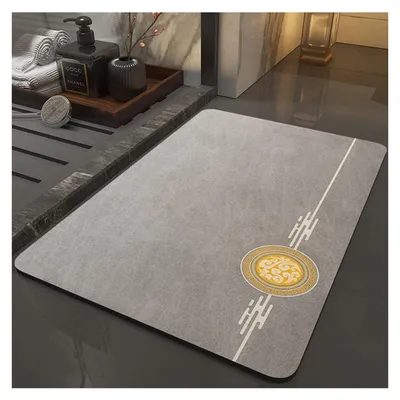 Immagine prodotto di Tappetino da bagno ad asciugatura rapida, 50x80 cm, antiscivolo e lavabile