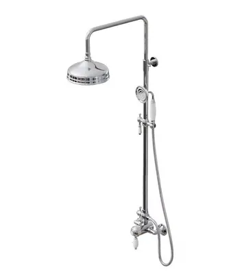 Immagine prodotto di miscelatore per doccia retro STADFORD argento cromo Lauferi