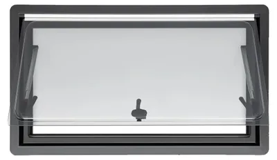 Productafbeelding van Ventilatievenster, ergonomisch handvatontwerp, nooduitgangsfunctie, zwart