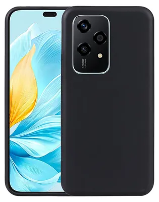 Produktbild von Für Honor 200 Lite Silikon Schutz Schwarz Handyhülle Cover Case TPU dünn