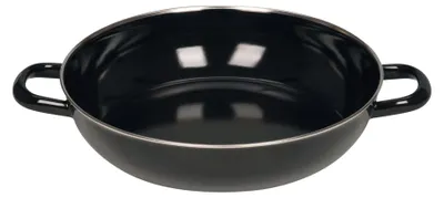 Schmortopf 28 cm, Emaille, schwarz, 2,2 l, Induktion