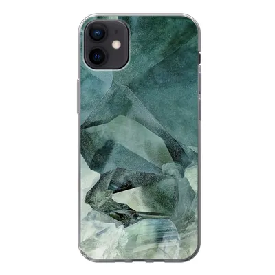 Produktbild von MuchoWow® Handyhülle Schutzhülle Hülle für iPhone 12 mini Kristall - Naturstein - Luxus Silikon Softcase Handy Hülle - Bild