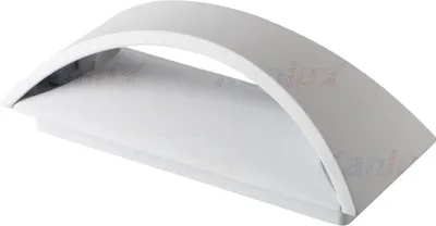 Produktbild von Kanlux BISO Außenwandleuchte LED 8W 140lm IP54 Weiß Aluminum 23cmx9cm