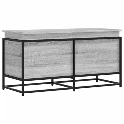 Produktbild von Aufbewahrungsbox mit Deckel Grau Sonoma 100x40x51,5 cm