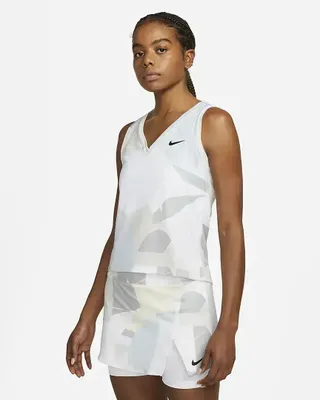 Image de Nike W Nkct Victory Tank Pr 100 White/Black M