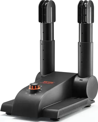 Produktbild von 180° Faltbarer 2-Röhren Schuhtrockner Stiefeltrockner Schwarz & Orange
