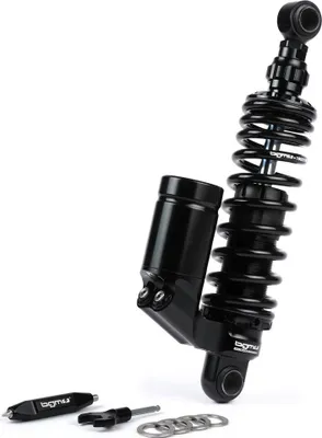 Produktbild von Stoßdämpfer BGM hinten schwarz 300-310 mm einstellbar für Lambretta V 200, DL