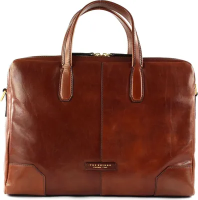 Produktbild von THE BRIDGE Vespucci Briefcase Double Zip Marrone TB 14