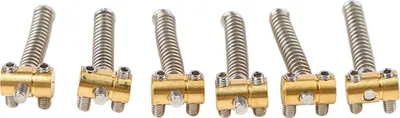 Immagine prodotto di Set di selle in ottone, selle in ottone, selle in ottone per chitarra Telecaster, selle in ottone per chitarra, selle in ottone per chitarra elettrica, ricambi per chitarra elettrica