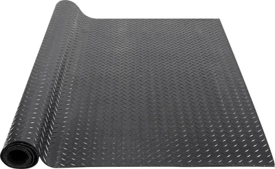 Zdjęcie produktu dla Mata gumowa 4625 x 1236 mm Wykładzina podłogowa z gumy SBR Mata z kolcami o grubości 3 mm Diamentowa płytka łezkowa Mata podłogowa Mata antypoślizgowa Wykładzina gumowa Idealna do garaży, magazynów, studiów fitness, chodników