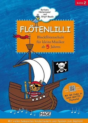 Produktbild von Flötenlilli - Blockflötenschule für kleine Musiker ab 5 Jahren. Mit Audio-CD. Für deutsche und barocke Griffweise.