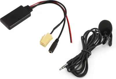 Immagine prodotto di Cavo Aux Bluetooth 5.0 - adattatore con microfono senza fili - sostituzione per Fiat 500/Grande Punto/Qubo/Fiorino