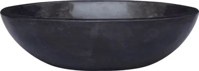 Image de vidaXL Lavabo noir 53x40x15 cm marbre