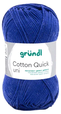 Zdjęcie produktu dla Gründl Bawełna quick uni,50g.100%bawełna,merceryzowana,szydełkowa i dziewiarska,50g/125 m,NS 3-4 135