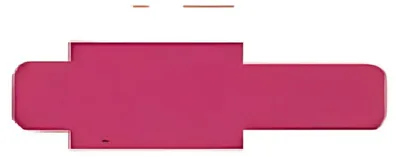 Produktbild von LEITZ Stecksignal 50ST violett Hartfolie 10 mm überstehendB12xH40mmzu