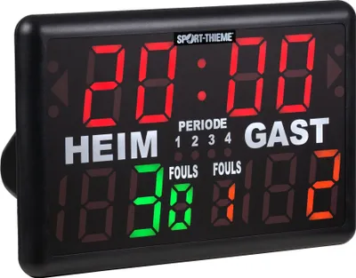 Produktbild von Sport-Thieme Anzeigetafel "Multisport ST1", Tischmodell