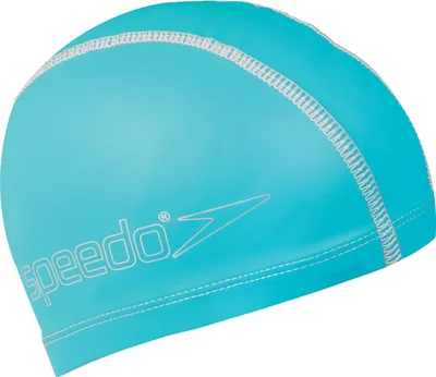 Produktbild von Speedo Schwimmkappe Kinder blau - wasserabweisende Badekappe Polyester