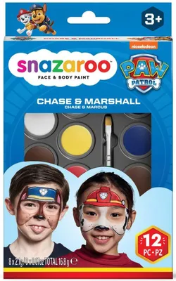 Productafbeelding van Snazaroo 1172199, Zwart, Blauw, Donkerbruin, Grijs, Lichtbruin, Rood, Wit, Geel, Hard, 2,1 gram, Kinderen, 8 stuks
