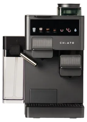 Produktbild von CHiATO coffeePLAY 5-in-1 Kaffeemaschine mit Mahlwerk und Milchsystem – Grau