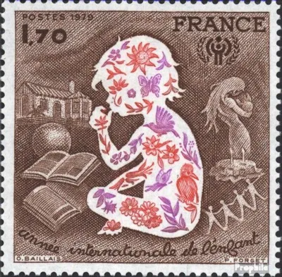 Produktbild von Briefmarken Frankreich 1979 Mi 2133 (kompl.Ausg.) gestempelt Jahr des Kindes