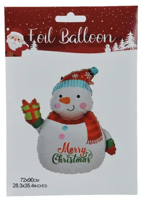 Produktbild von Großer Weihnachtsballon Schneemann - Festliche Dekoration - 90 cm