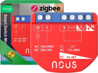 Produktbild von NOUS B1Z Schaltaktor ZigBee 1 Kanal / 16A / ZigBee3.0