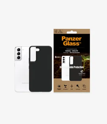 Produktbild von PanzerGlass ® biologisch abbaubare Schutzhülle Samsung Galaxy S22, Cover, Samsung, Samsung - Galaxy S22, Schwarz