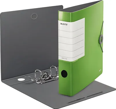 Produktbild von LEITZ Ordner Solid A4 6cm hellgrün QualitätsOrdner Solid schmal mit