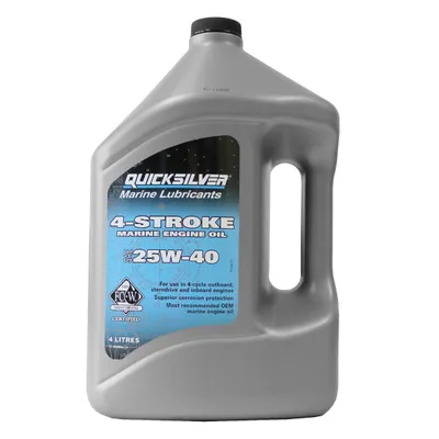Produktbild von Quicksilver 4-Stroke Marine Engine Oil SAE 25W-40 4 L