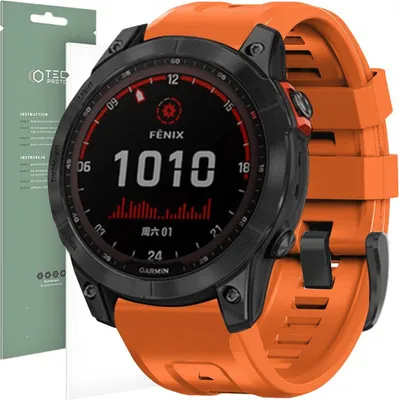 Produktbild von Tech-Protect watch strap IconBand Garmin fenix 3/5X/3HR/5X Plus/6X/6X Pro/7X, orange