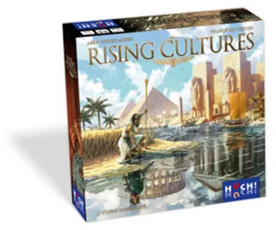 Produktbild von HUCH! Rising Cultures, Strategiespiel für 2 Personen, Historisches Strategiespiel mit asymmetrischem Gameplay, Fesselnde Multi-Use-Karten, Für 2 Spieler ab 14 Jahren