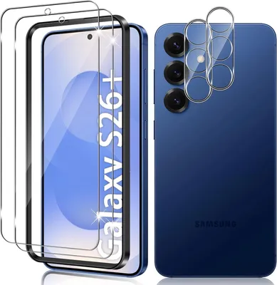 Produktbild von 2X Schutzglas ( Display + Kamera ) für Samsung Galaxy S26 Plus Panzerfolie Full