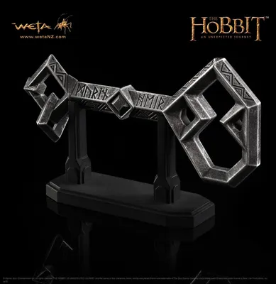 Produktbild von Der Hobbit Replik 1/1 Schlüssel zum Erebor 13 cm