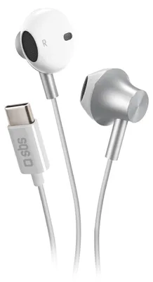 Image de SBS  Écouteurs métalliques USB‑C avec contrôles intégrés