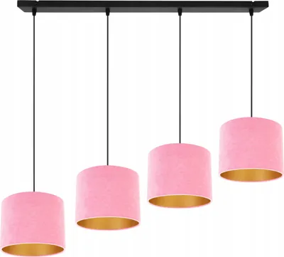Immagine prodotto di Elegante Lampada A Sospensione Con Paralume In Velluto Dorato Selezione