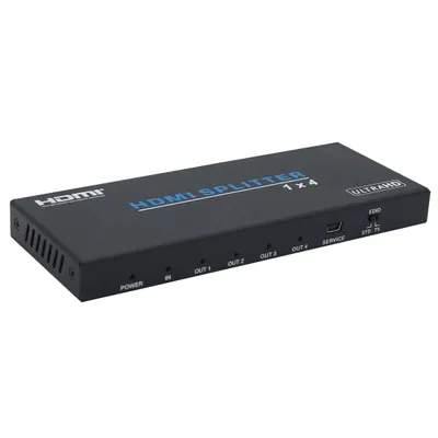 Produktbild von C06C HDMI 2.0b Splitter 1x4 – 18Gbps HDMI Verteiler mit EDID & HDCP für Monitor & HDTV