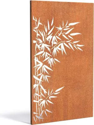 Produktbild von Adezz Paneel Nature CPN1 Cortenstahl 110x180 cm Gartenpaneel Sichtschutz Paneel