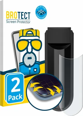Produktbild von 2x BROTECT Fullscreen Schutzfolie für Vorwerk Kobold VK7 Displayschutz Folie Fullcover Matt Entspiegelungsfolie